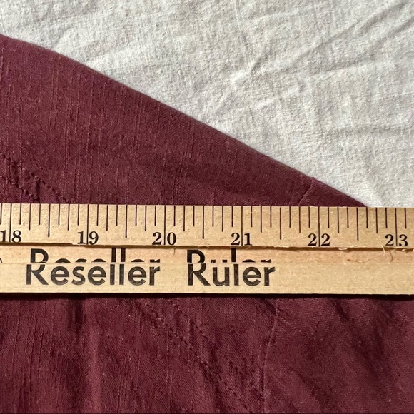 FAVLUX Cotton Maroon High Low RollUp Sleeves - Picture 8 of 9